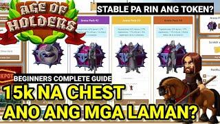 AGE OF HOLDERS NFT GAME TAGALOG  1BNB 2 CHEST OPENING AND GAMEPLAY