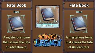 How To Use Fate Book in King Legacy  Unlock Passive Ability