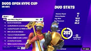 WORLD RECORD  1ST PLACE DUO HYPE CUP