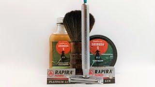 Style choice shave 2022 MÜHLE Companion Razor Rapira Platinum Lux Frank Shaves G5 Synthetic Brush