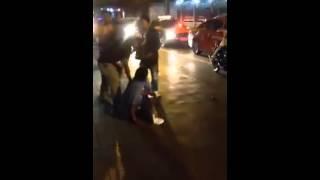 Taxi Driver Takes A Beating