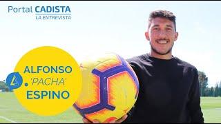 LA ENTREVISTA  Alfonso Pacha Espino jugador del Cádiz CF