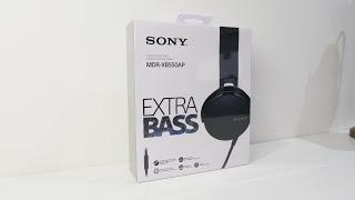 Sony MDR-XB550AP Unboxing