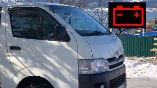 Toyota Hiace. Ремонт генератора. 1KD-FTV