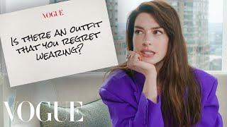 Anne Hathaway Answers 7 Questions  Vogue