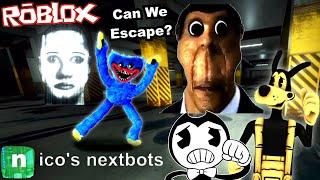 BENDY AND HUGGY WUGGY PLAY NICO’S NEXTBOTS Poppy Playtime ROBLOX