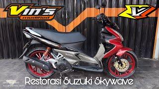 Restorasi Suzuki Skywave  Vins Modified #skywave #vinsmodified #restorasi