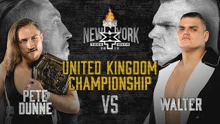 WALTER aims to dethrone Pete Dunne at TakeOver New York WWE NXT April 3 2019