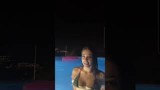 SEXY Girl Having Fun in The Pool