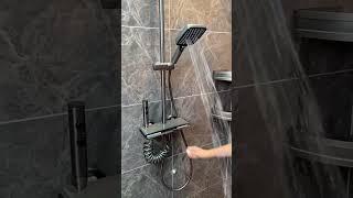 Shower set all-copper digital display constant temperature boosted atmosphere shower system