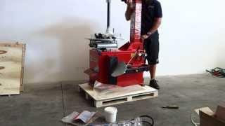 How to unpack and assemble Bright Tyre Changer LC810