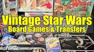 Vintage STAR WARS - Board Games - Transfer Sets - Thomas Salter - Parker - Kenner - Sealed Games