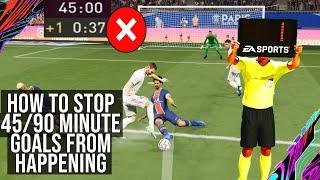 How To STOP 90  45 Minute Goals Guaranteed Way & Stop Conceding Last Minute TUTORIAL - FIFA 21