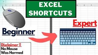 Excel Shortcuts Only EXPERTS Use   Keyboard Shortcut Keys