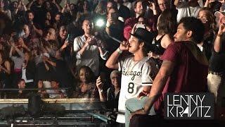 Bruno Mars and Jessica Caban at Lenny Kravitz concert