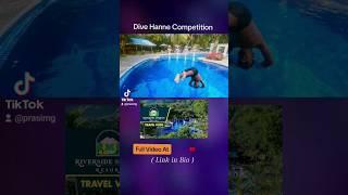 Diving at Riverside Springs Resort Swimming Pool #riversidespringresort #riversidesspringresort