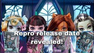 MONSTER HIGH REPRODUCTION RELEASE DATE ANNOUNCED  boo-riginal creeproduction news Doll news 2022