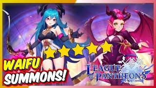 League Of Pantheons - Massive Multi-Summons 5* Waifu Hunt