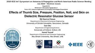 WebinarIEEE APS-URSI 2020 -  Non-Invasive Blood Glucose Detection by Dielectric Resonator Antenna
