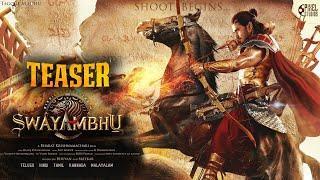 Swayambhu Movie First Look Teaser  Nikhil Siddhartha  Samyuktha Menon  Bharat Krishnamachari