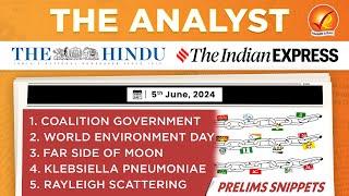 The Analyst 5th June 2024 Current Affairs Today  Vajiram and Ravi Daily Newspaper Analysis