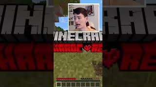 Minecraft aber ich darf kein Holz abbauen... #minecraft #minecraftshorts #minecraftchallenge