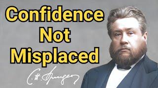 Confidence Not Misplaced  Charles Spurgeon  Updated  Devotional  Faiths Checkbook