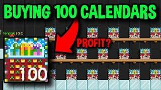 BUYING 100 WINTERFEST CALENDARS PROFIT?  Growtopia