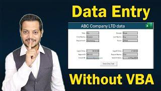 The secret to efficient data entry without VBA  Boost productivity with this data entry template