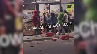 Shocking videos show teens looting causing chaos in Chicago