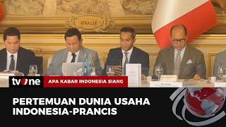 Prabowo Subianto Didampingi Anindya Bakrie saat Hadiri Pertemuan Dunia Usaha di Prancis  AKIS tvOne