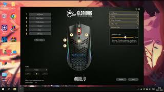 glarius model o drag click settings