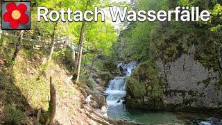 Rottach Wasserfälle an der Mautstelle Enterrottach