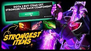 Dota 2 But Items Get Stronger For Each Component