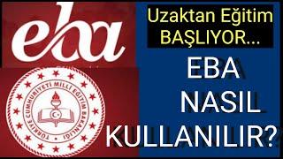 EBA NASIL KULLANILIR? EBA Nasıl Girilir ve EBA Nedir? EBA Giriş