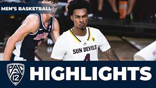 Arizona State vs. No. 7 Arizona  Game Highlights  College Mens Basketball  2022-23 Season