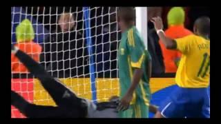 Brazil vs South Africa 1-0 Dani Alves Goal HD