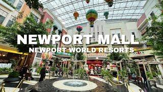 NEWPORT MALL Newport World Resorts  Walking Tour 2023  HD  Pasay City Philippines