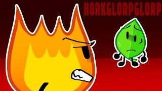 HORKGLORPGLOOP  BFDI firey and leafy animation