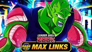 THE BEST EZA TUR????? LEVEL 10 LINKS 100% EZA PHY PICCOLO DBZ Dokkan Battle