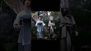 Xiaoling fight miss long Xuan  and Fang Han entry   immortality  #shorts #ytshorts #donghua