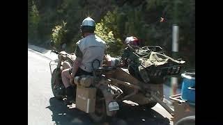 OFF-road in The Pyrenees Andorra  Zundapp KS750 BMW R75