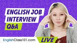 Job Interview Questions & Answers in English