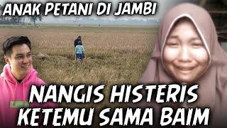 LIHAT BAIM LANGSUNG NANGIS..  MASIH SEKOLAH SALSA HARUS BANTU ORANG TUA BERTANI..