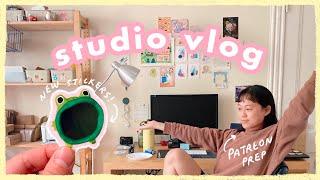 studio vlog 25 彡 preparing PATREON LAUNCH fun DIY japanese candy & other slice of life moments 