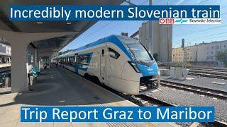 TRIP REPORT  Onboard Slovenians Incredible new train  ÖBBSZ  Graz to Maribor  First Class