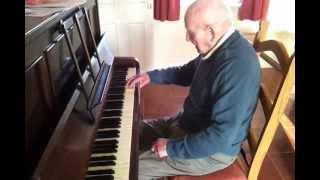 104 year old grandpa improvises on the piano
