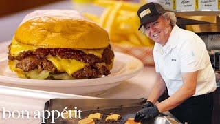 A Day Making NYCs Most Hyped Burgers at Hamburger America  On The Line  Bon Appétit