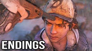 All Endings In The Walking Dead Game Season 4 Episode 2 - All Endings