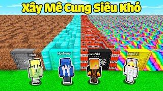 TÔ GÀ THỬ THÁCH 24H XÂY MÊ CUNG SIÊU KHÓ TRONG MINECRAFT*TÔ GÀ XÂY MÊ CUNG VÔ TẬN SIÊU XỊN